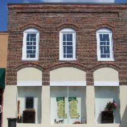 Front view of the Heritage Center.
