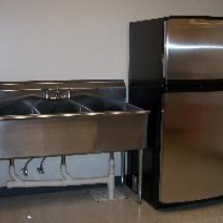 The Heritage Center has a beautiful catering kitchen.