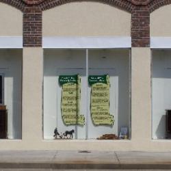The window displays the names of the Heritage Center contributors.