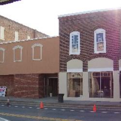 Stucco work completed.